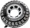 30 Inch Black Car Wheel Tire Party Balloons, Classic Large Racing Car Hot Wheels Mylar Foil Balloon For Men and Boys Racetrack Car
